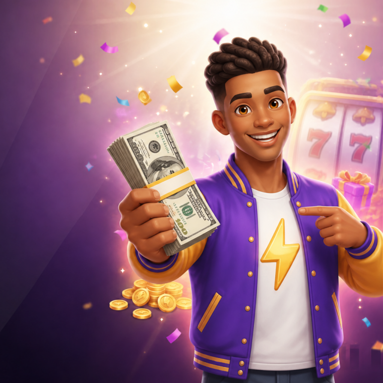 Player redeeming Sweeps Coins on a mobile dashboard